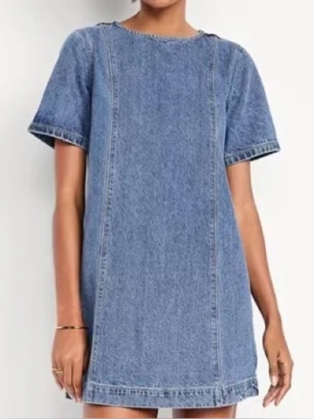 NWT – Old Navy Denim Mini Dress – Size Medium
